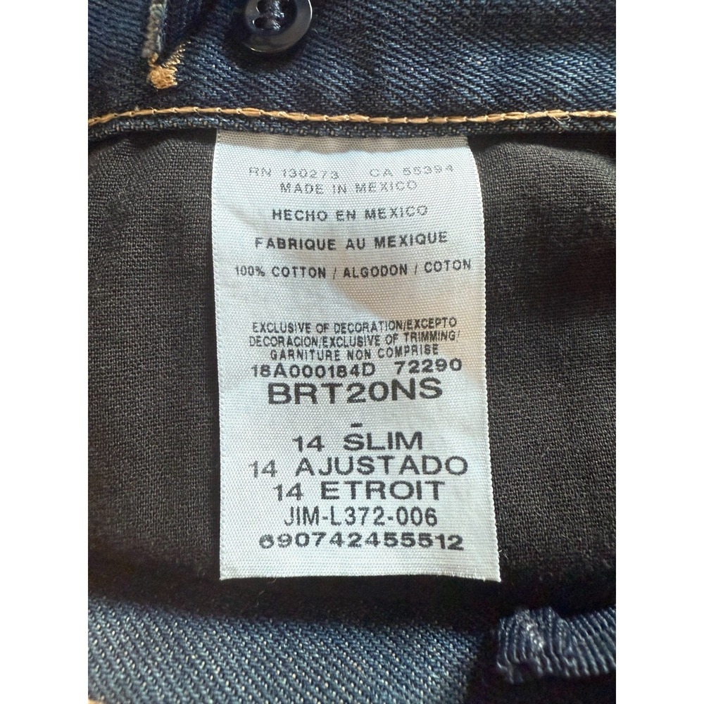 Wrangler Retro Relaxed Boot Denim Jeans Slim Medium Wash Youth Boys 14 28x29 - Picture 5 of 8